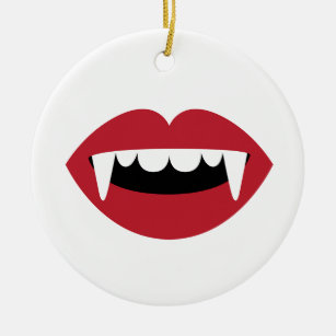 Ornamento De Cerâmica Dentes de vampiro
