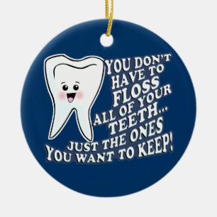 Ornamento De Cerâmica Dentista