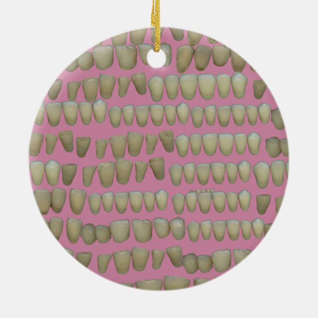 ORNAMENTO DE CERÂMICA DENTISTA DENTISTA ORTODÔNICA ROTTEN DENTISMO BOCA (Traseira)