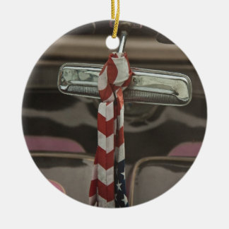 Ornamento De Cerâmica Dentro a carro rockabilly