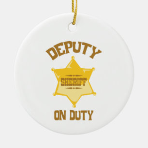Ornamento De Cerâmica Deputado Ao Serviço