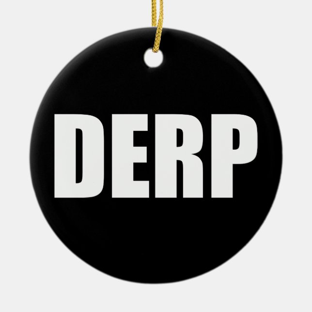 ORNAMENTO DE CERÂMICA DERP (Frente)