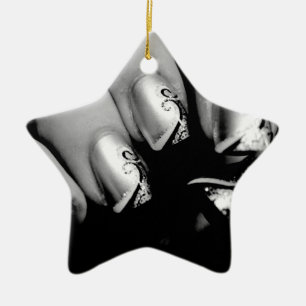 Ornamento De Cerâmica Descaroços do Designer