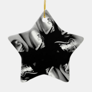 Ornamento De Cerâmica Descaroços do Designer