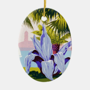 Ornamento De Cerâmica Descubra Porto Rico
