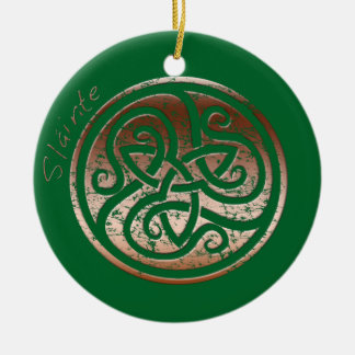 Ornamento De Cerâmica Desejando lhe a saúde Slainte