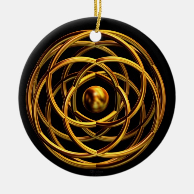 Ornamento De Cerâmica 'Desejos Entwinados' (Frente)