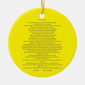 ORNAMENTO DE CERÂMICA DESIDERATA MAX ERHMANN
