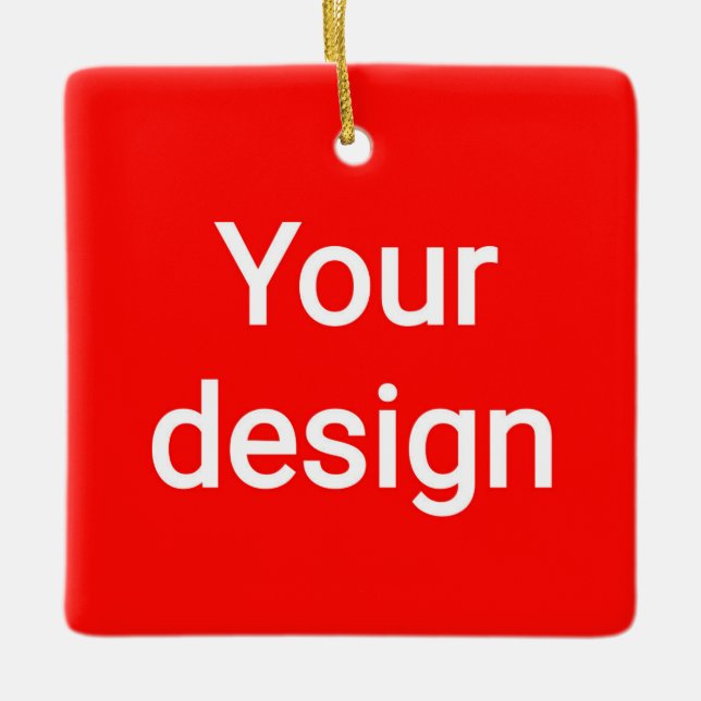 Ornamento De Cerâmica Design  (Frente)