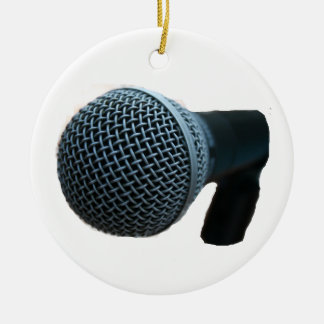 Ornamento De Cerâmica Design ascendente próximo do entalhe do mic do