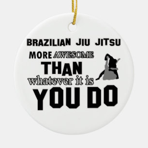 Ornamento De Cerâmica Design brasileiro impressionante do jitsu do jiu