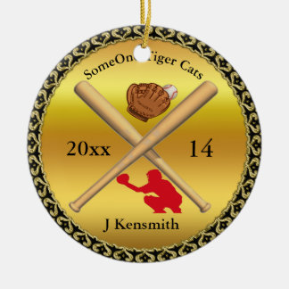 Ornamento De Cerâmica Design da Liga Personalizada dos Campeões de Beise