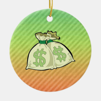 Ornamento De Cerâmica Design das bolsas do dinheiro