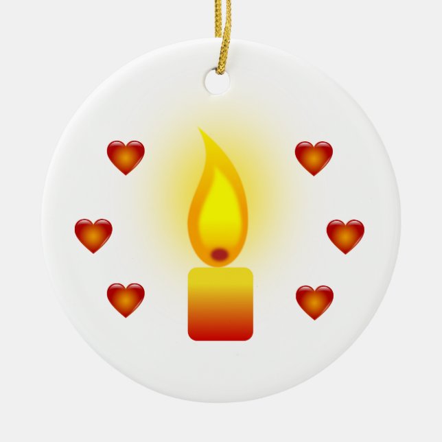 Ornamento De Cerâmica Design de aspas Inspiradoras brancas (Frente)