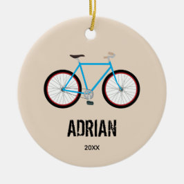 Ornamento De Cerâmica Design de Bicicleta de Bicicleta Ano