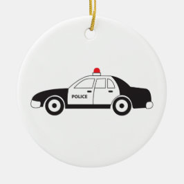 Ornamento De Cerâmica Design de Carro da Polícia de Brinquedos