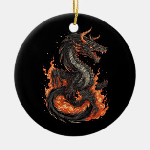 Ornamento De Cerâmica design de dragão