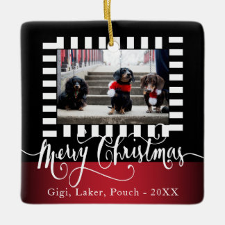 Ornamento De Cerâmica Design de Foto Decorativa do DIY - Natal