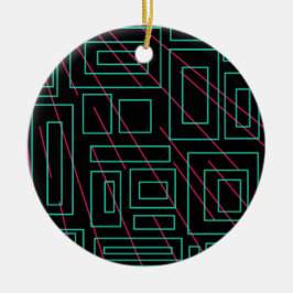 Ornamento De Cerâmica design de fundo preto