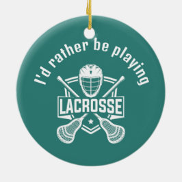 Ornamento De Cerâmica Design de Lacrosse 