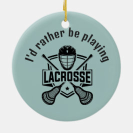 Ornamento De Cerâmica Design de Lacrosse 