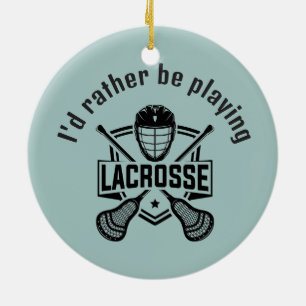 Ornamento De Cerâmica Design de Lacrosse