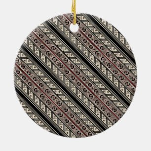 Ornamento De Cerâmica Design de padrões decorativo ukrainiano