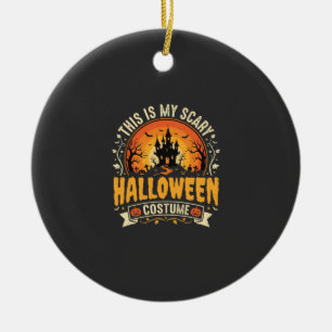 Ornamento De Cerâmica Design de Vetor de Fantasia Assustadora de Hallowe