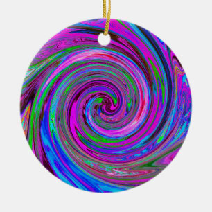 Ornamento De Cerâmica Design do dispositivo retrorreflector com espiral