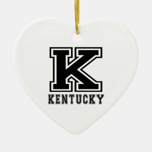 Ornamento De Cerâmica Design do estado de Kentucky