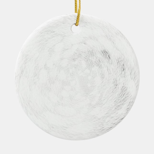 Ornamento De Cerâmica Design do Scratch - Crie o seu (Frente)