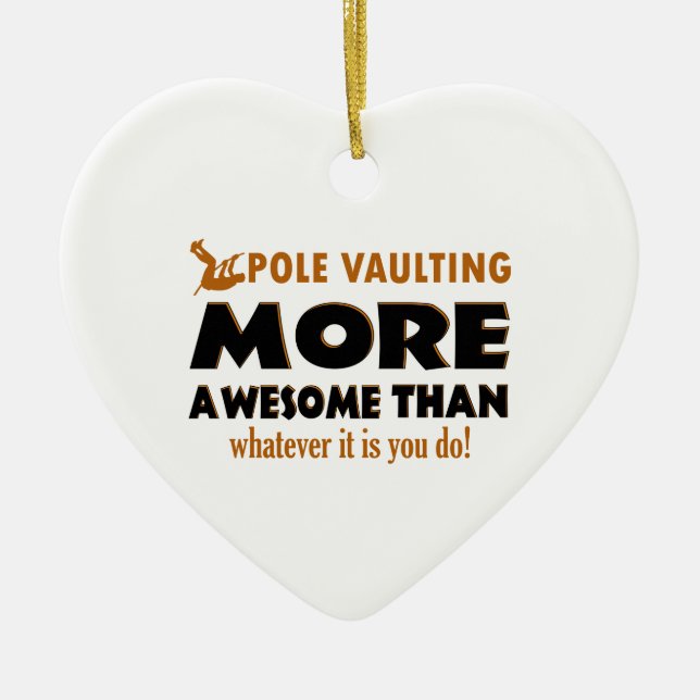 Ornamento De Cerâmica Design do vault de pólo (Frente)