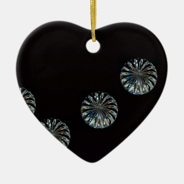 Ornamento De Cerâmica Design irlandês - The Crystal Collection (Frente)