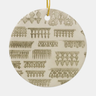 Ornamento De Cerâmica Design islâmico para o cornice, o balcão e o