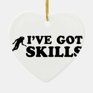 Ornamento De Cerâmica design legal do mergulho do mergulhador