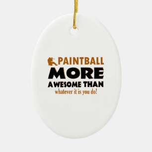 Ornamento De Cerâmica Design legal do Paintball