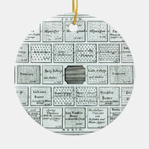 Ornamento De Cerâmica Design para uma horta terminada, 'de P novo