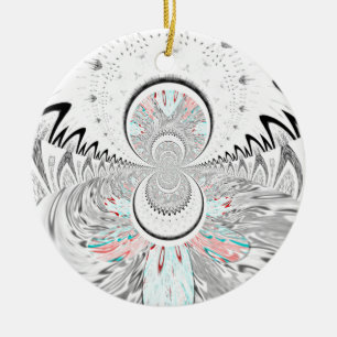 Ornamento De Cerâmica Design.png da Índia vermelha
