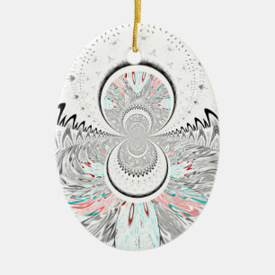 Ornamento De Cerâmica Design.png da Índia vermelha
