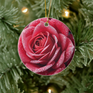 Ornamento De Cerâmica Design Rosa único gerado por AI