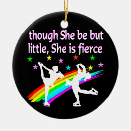 ORNAMENTO DE CERÂMICA DESIGN SKATER DUO DE FIGURA ADORÁVEL