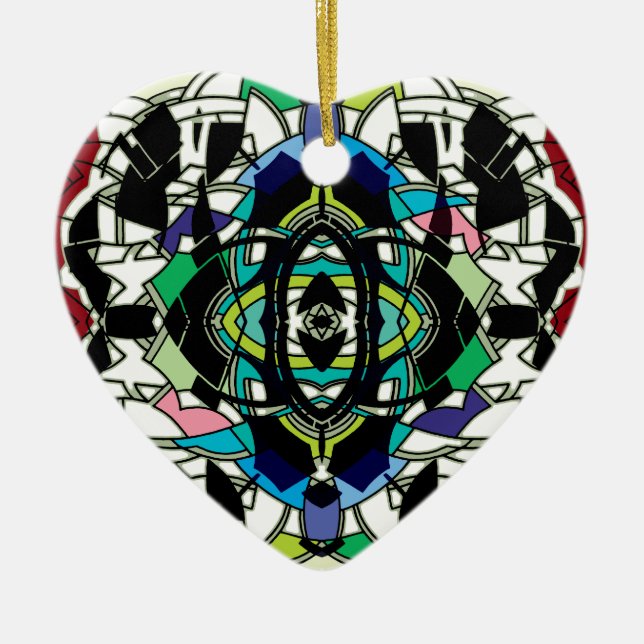 Ornamento De Cerâmica Design verificado (Frente)