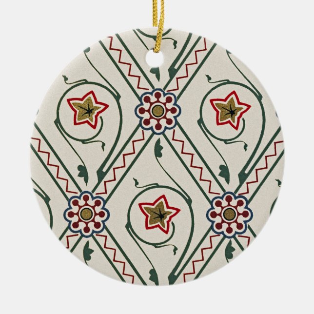 Ornamento De Cerâmica Design vitoriana nº 3 em VictoriaShaylee (Frente)