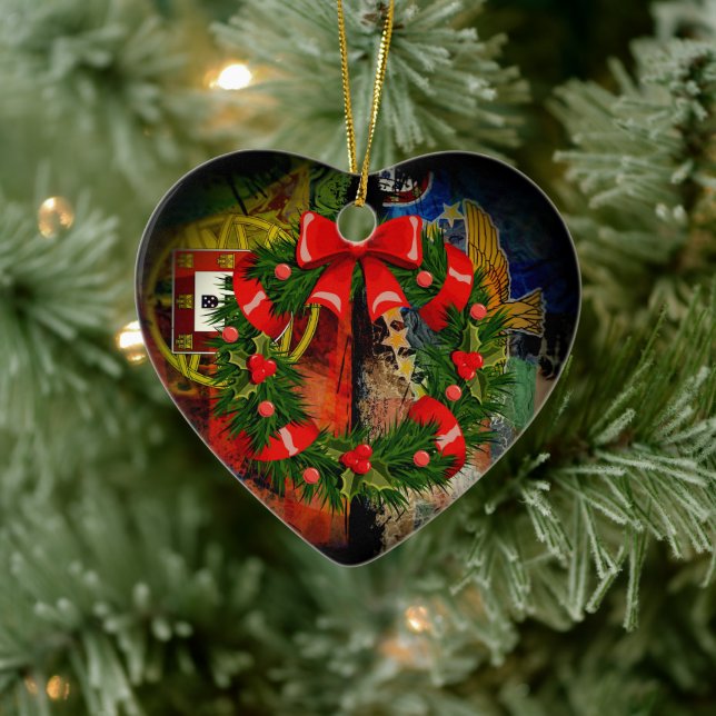 Ornamento De Cerâmica Designs portuguesas (Árvore)