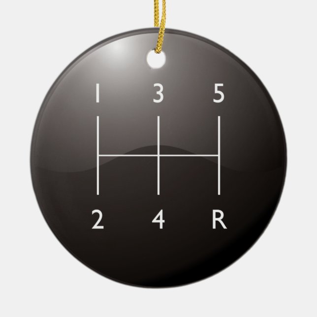 Ornamento De Cerâmica Deslocador da engrenagem (Frente)