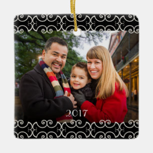 Ornamento De Cerâmica Deslocamento Elegante Personalizável de 2 Lados F