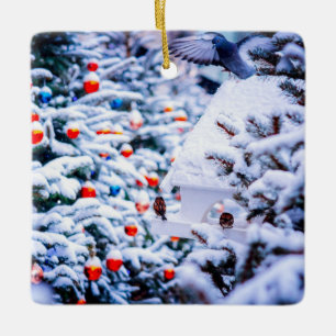 Ornamento De Cerâmica Deslumbrante Natal
