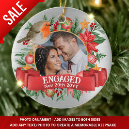 Ornamento De Cerâmica Desperdício Personalizado da Árvore Vintage FOTO S