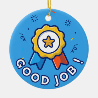 Ornamento De Cerâmica Deus Trabalho