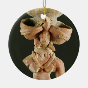 Ornamento De Cerâmica Deusa da mãe do Terracotta, Mohenjodaro, 2300-175